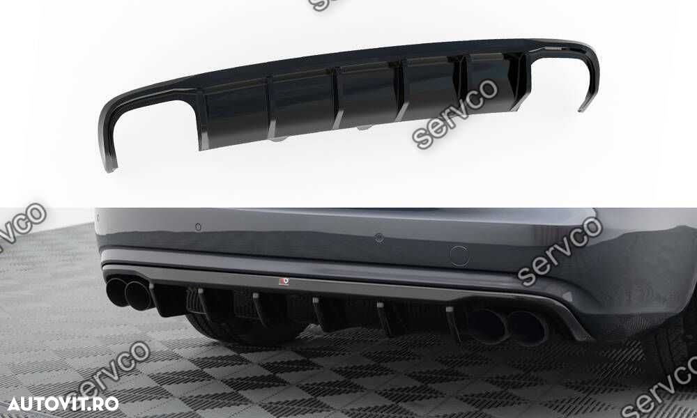 Difuzor bara spate Audi A4 B8.5 Facelift 2011-2015 v22 Maxton Design - 1