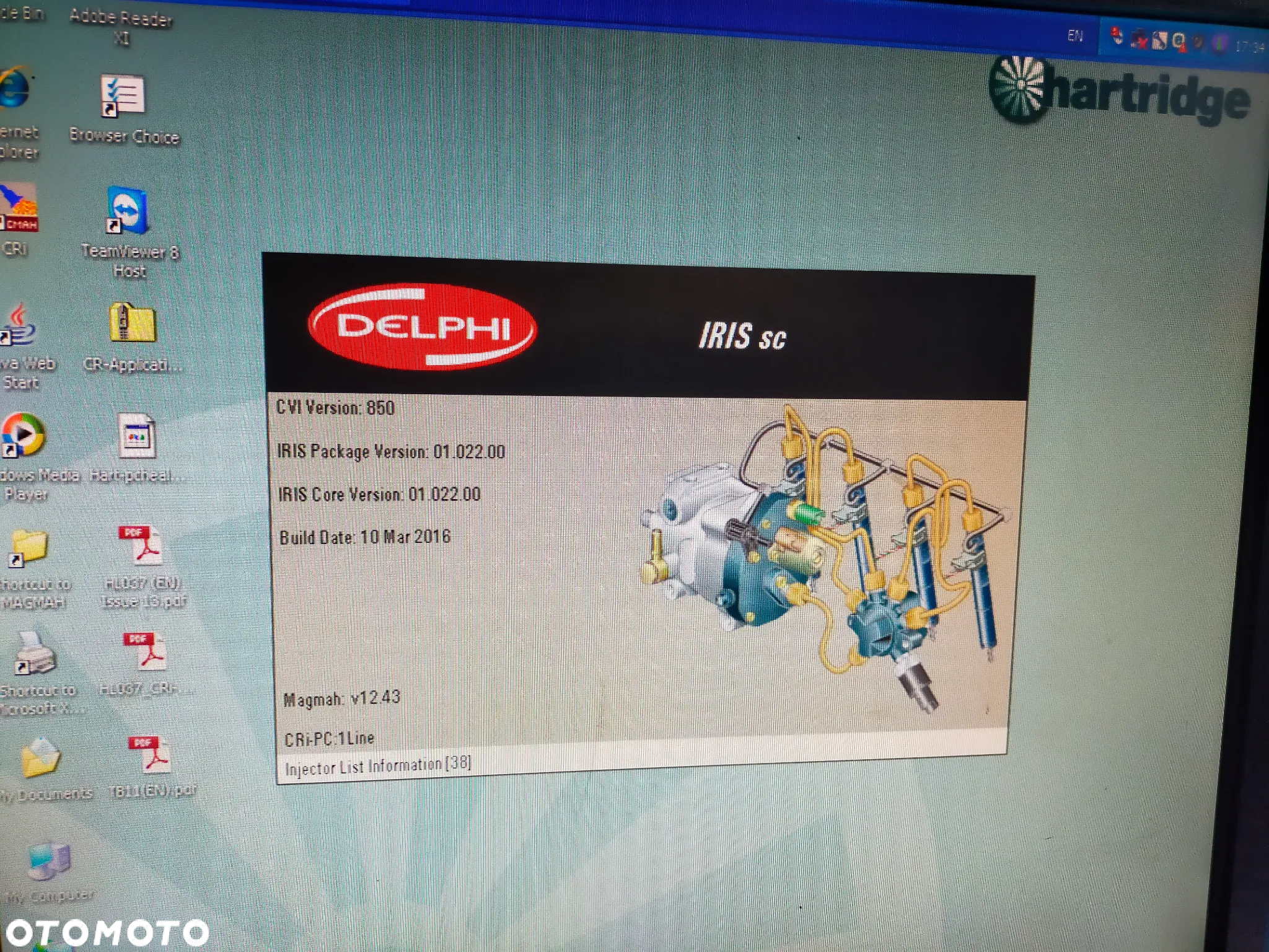 Hartridge CRi-PC 4 liniowy - stół probierczy - 6