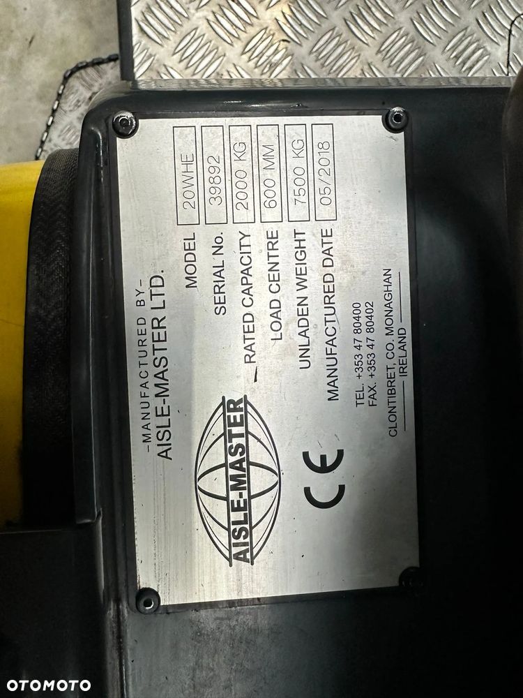 Combilift Aisle Master 20WHE //Elektryczny //wózek przegubowy - 10