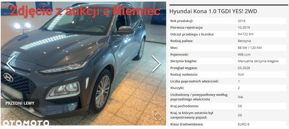 Hyundai Kona 1.0 T-GDI YES!+ - 34