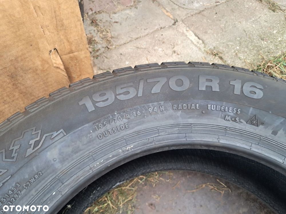 Opony zimowe Continental Winter 195/70R16 195/70/16 para 2szt opel mokka - 3