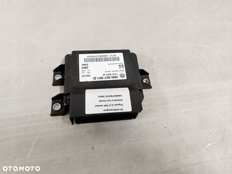 VOLKSWAGEN TIGUAN 1 I 5N MODUŁ STEROWNIK HAMULCA RĘCZNEGO 5N0907801D - 1