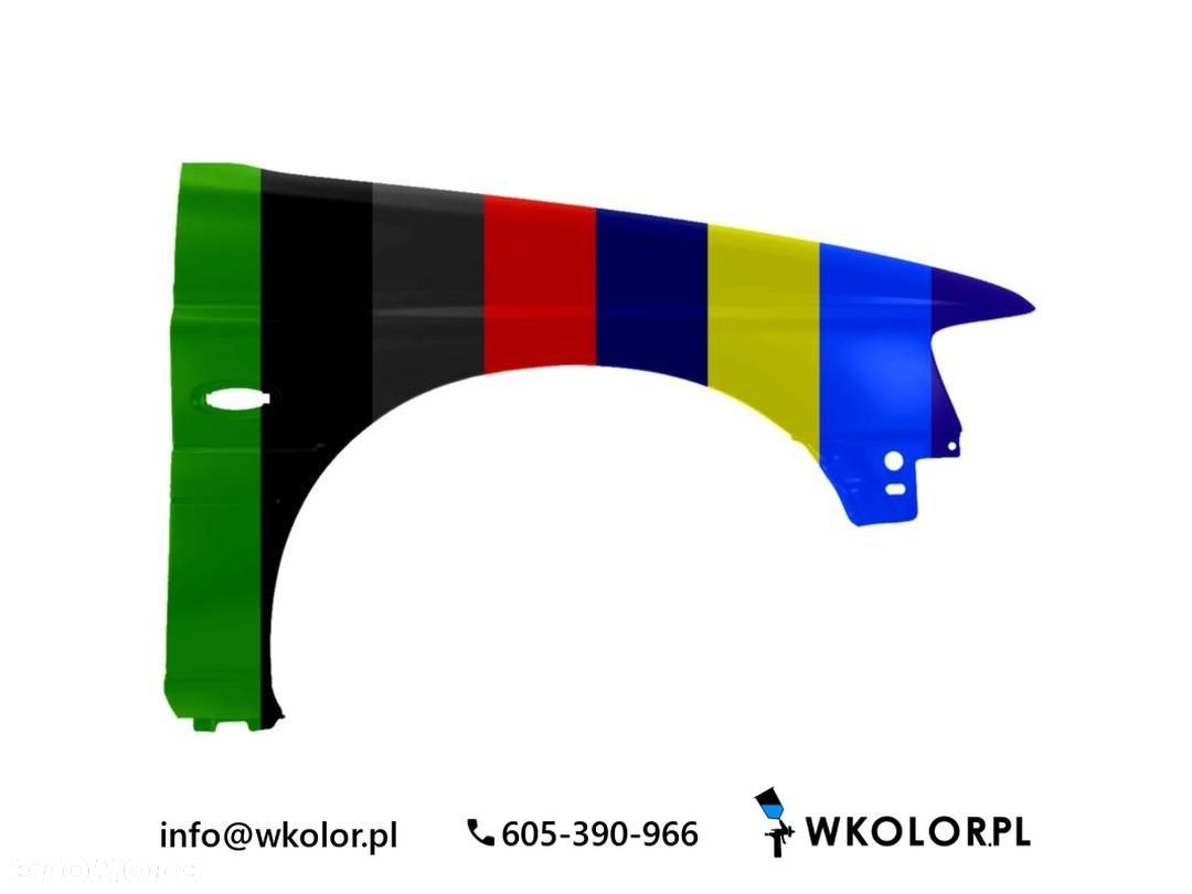 NOWY BŁOTNIK FORD ESCORT VI 1995-2001 LAKIEROWANY W KOLOR - 1