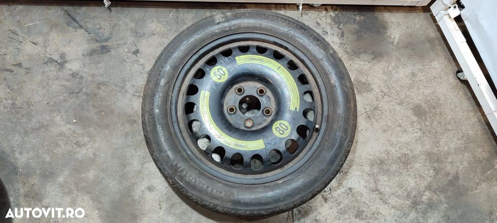 ROATĂ REZERVĂ NISSAN PULSAR R17 5X114.3 T155/70 R17 2014-2018 - 1