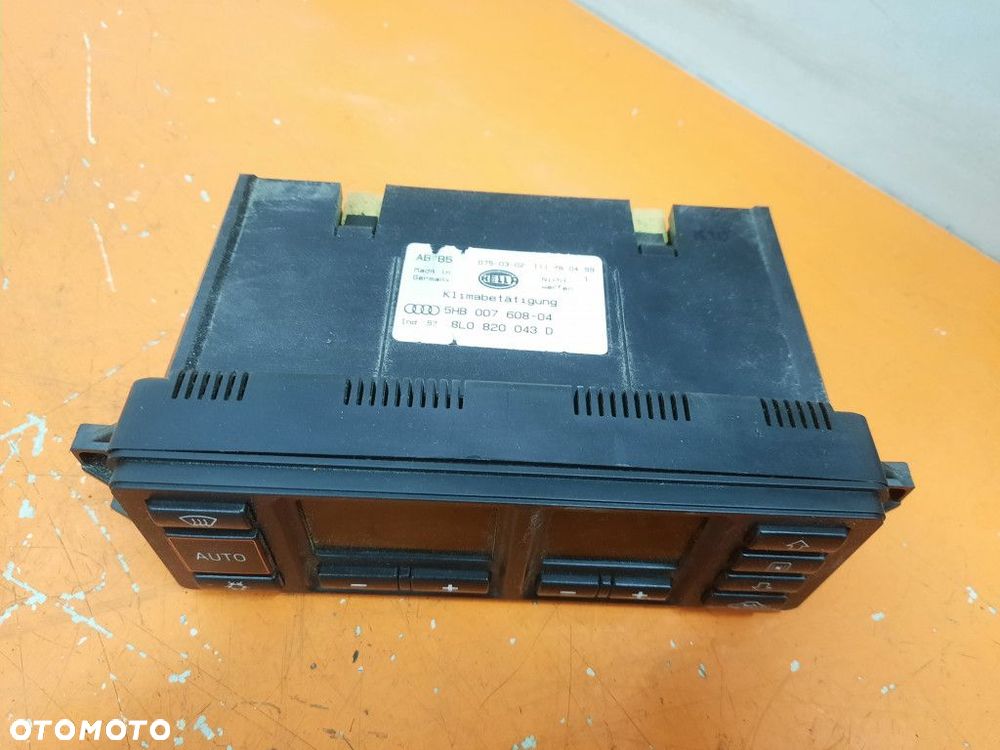 AUDI A3 8L 96-00 HB PANEL STERTOWANIA KLIMATYZACJI NAWIEWU 8L0820043D AKL - 2