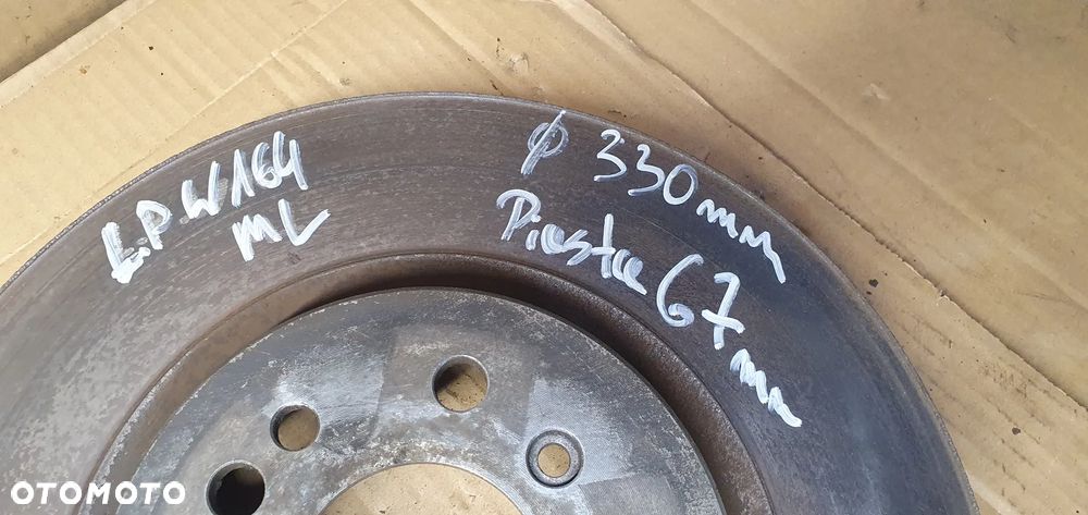 Tarcze hamulcowe przód przednie klocki Mercedes ML W164 - 8