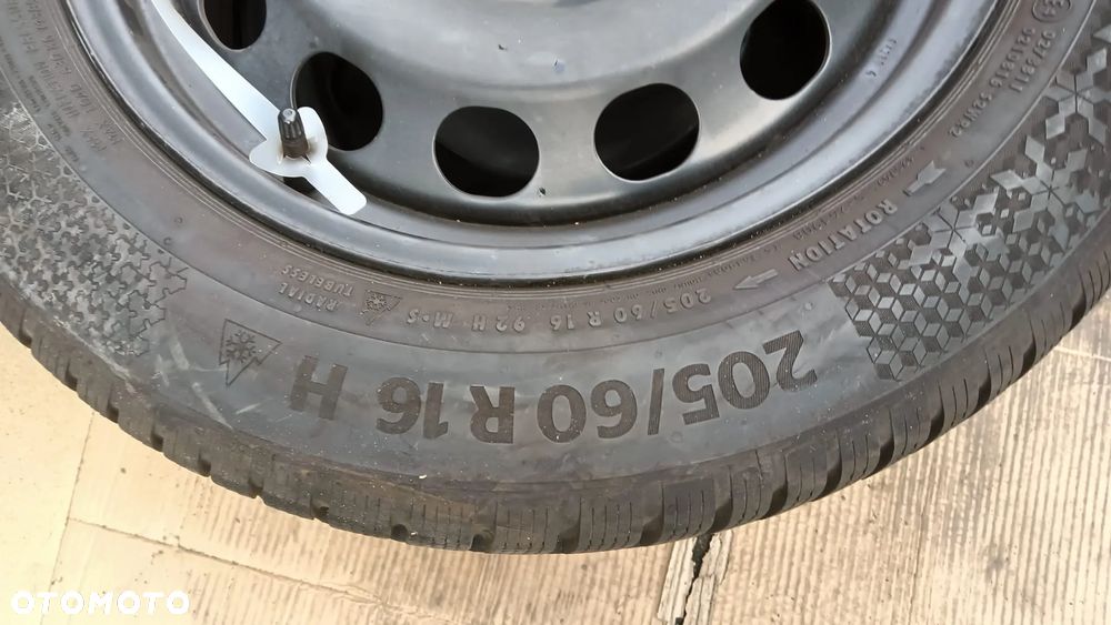 Koła stalowe opony zimowe Continental 205/60 R16 2023 VW Skoda Seat - 4