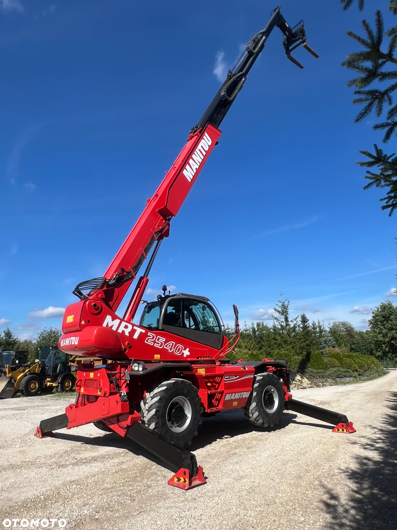 Manitou MANITOU ŁADOWARKA ROTO  widły  Manitou MRT 2540 Privilege Plus PILOT obrotowa 360 dodatkowa hydraulika  2150 2540 1840 2550 wys 24,6m zasięg 17.5 tony silnik MERCEDES opony Michelin 110kw ks.serw 2015r 1 wł manitka roto ładowarka obrotowa - 26