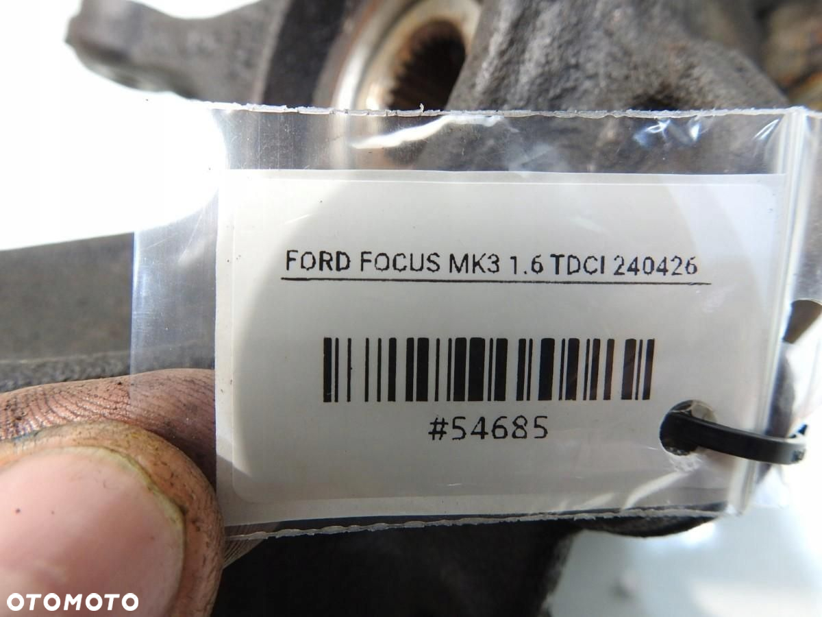 PIASTA ZWROTNICA PRAWY PRZÓD FORD FOCUS MK3 1.6 TDCI AV613K170 - 5