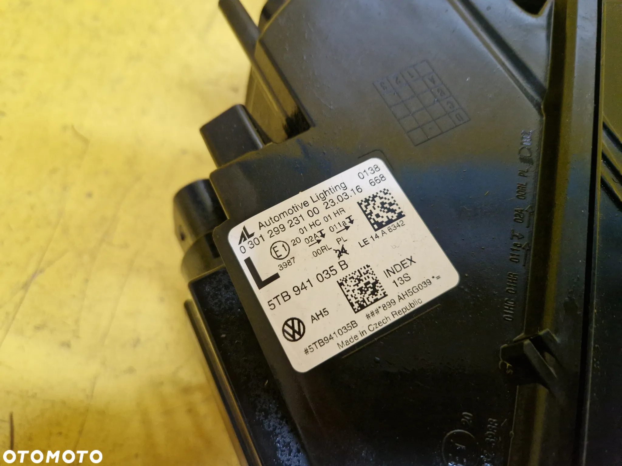VW TOURAN III LAMPA LEWA PRZOD FULL LED 5TB941035B - 5