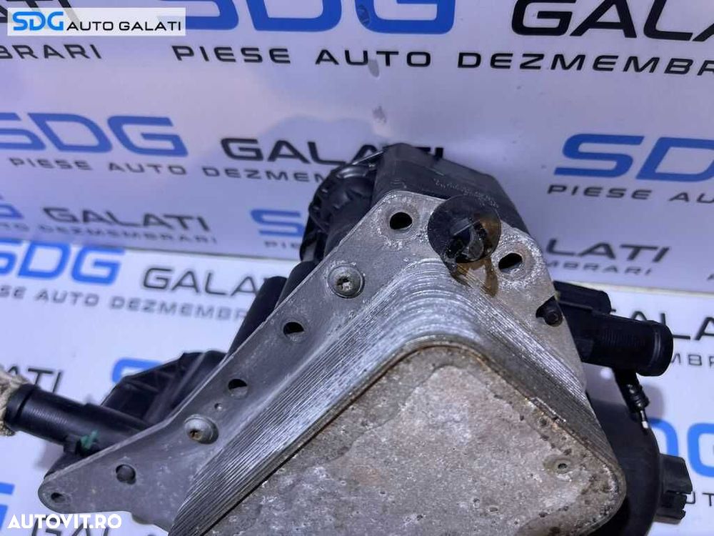 Suport Carcasa Filtru cu Termoflot Radiator Ulei Renault Megane 4 1.6 DCI R9M 2014 - Prezent Cod 70375888 152085948R - 2
