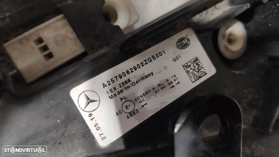 farol esquerdo Full Led Multibeam Mercedes CLS A257 906290 - 7