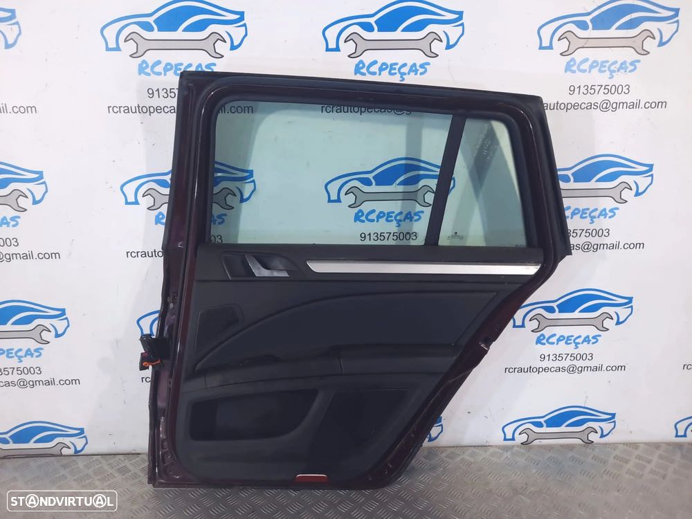 PORTA TRASEIRA TRÁS DIREITA SKODA SUPERB ESTATE 3T5833056 QUARTELA MOTOR PUXADOR VIDRO - 7