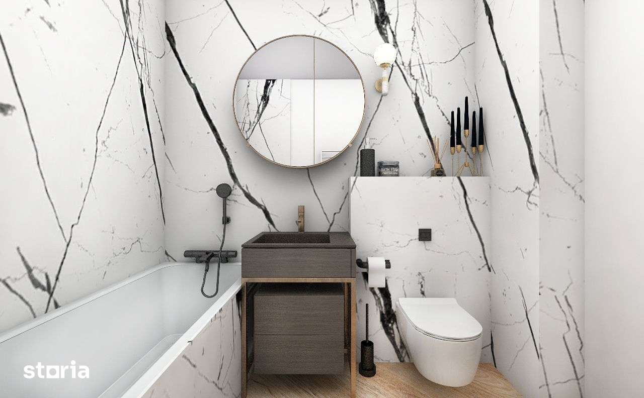 Ap. 2 camere finisat la alb, Orhideea Exclusive Living, D-na Stanca — fotografia 3