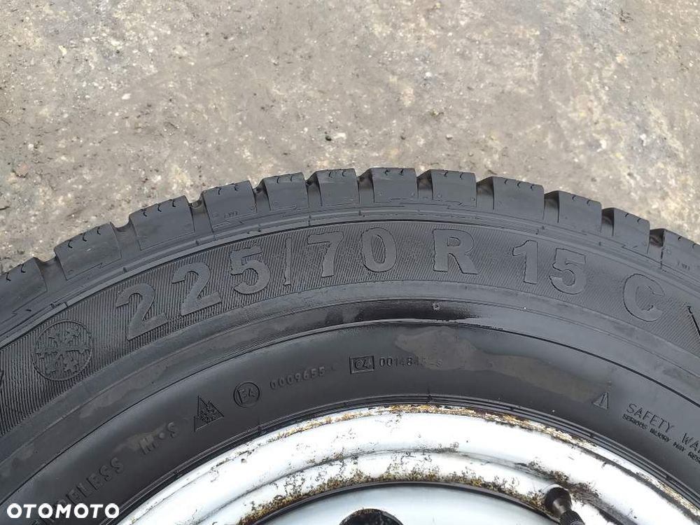 Koła Felgi z oponami zimowymi 225/70R15C Fiat Ducato Citroen Peugeot - 7