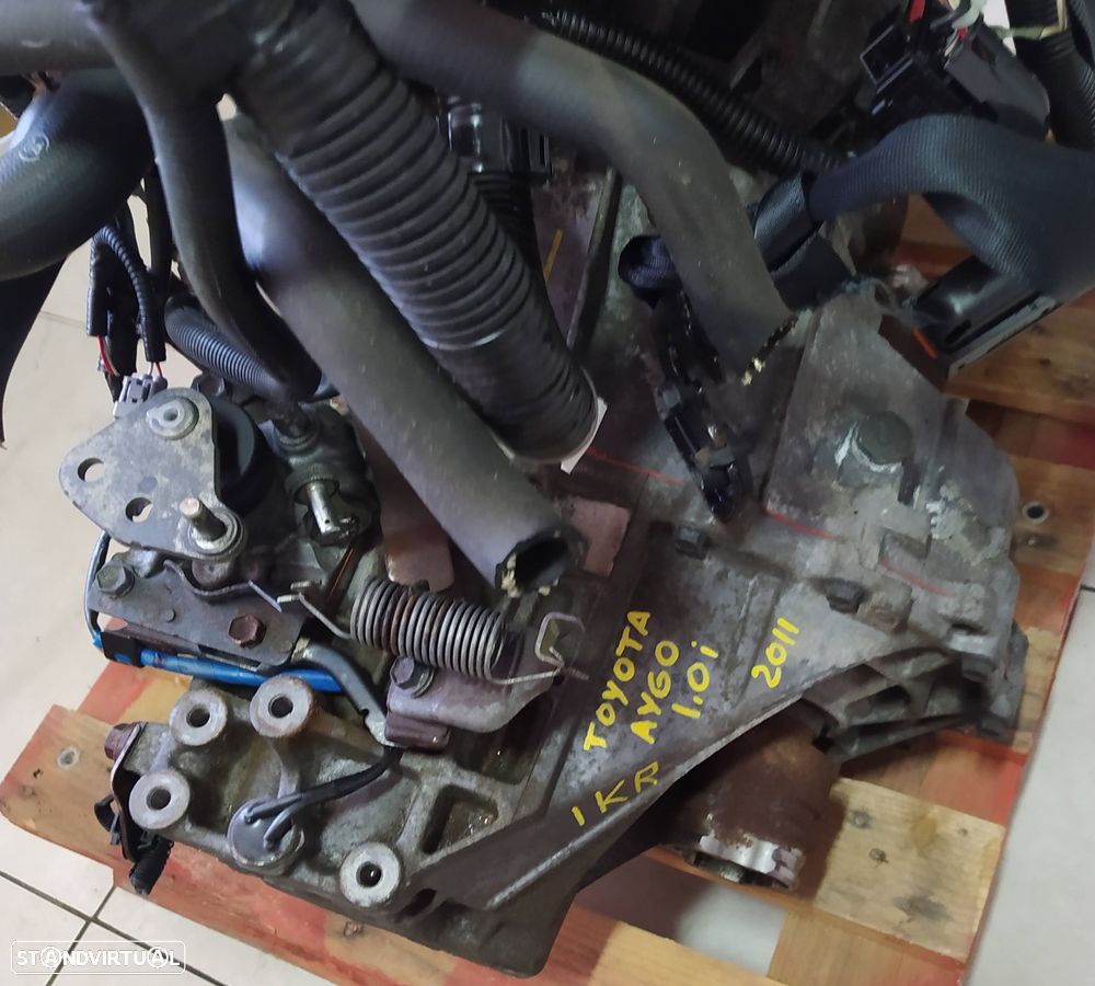 Motor Toyota Aygo - Yaris 1.0i 68cv 1KR caixa velocidades  Telf 933 023 959 - 6
