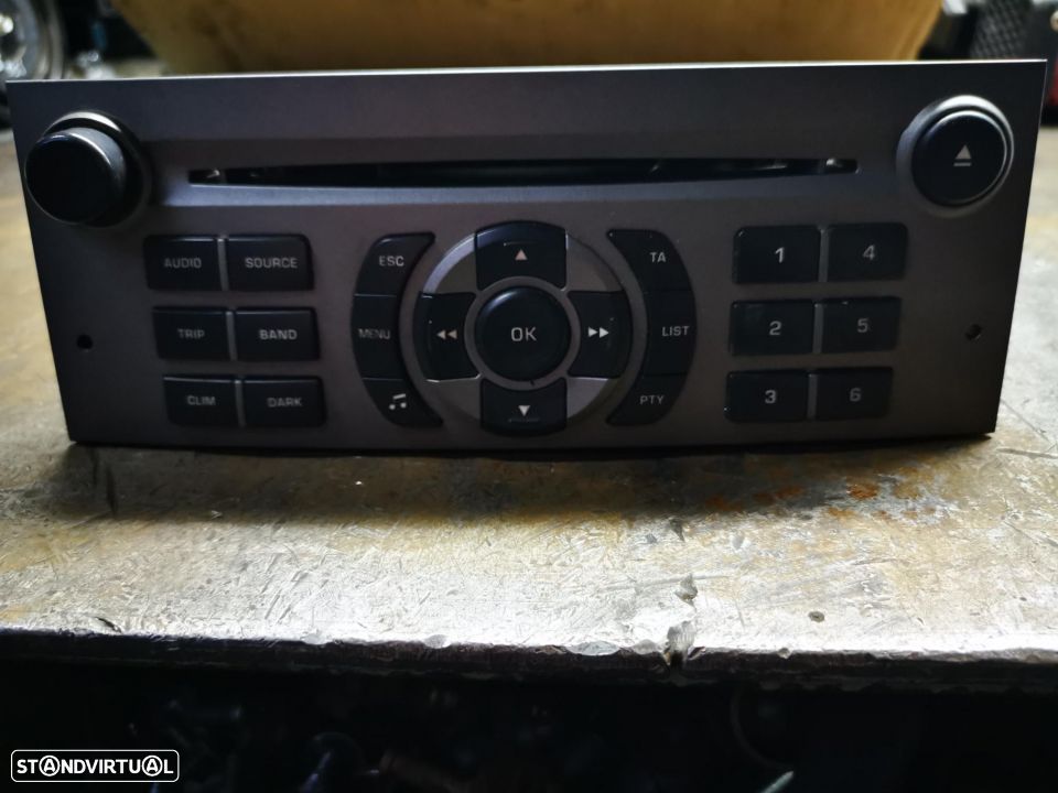 PEUGEOT CITROEN 407 C5 2005 RÁDIO - R058 - 1
