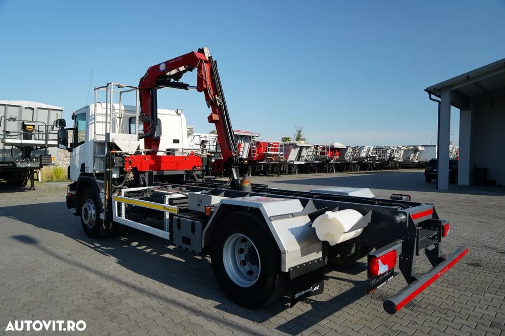 Scania P 280 / CILINDRU BASCULABIL / + HMF 635 HDS / CAPACITATE DE RIDICARE 1.500 KG / EXTENSIE MAXIMĂ 7 M / RADIOCOMANDĂ / EURO 6 - 13