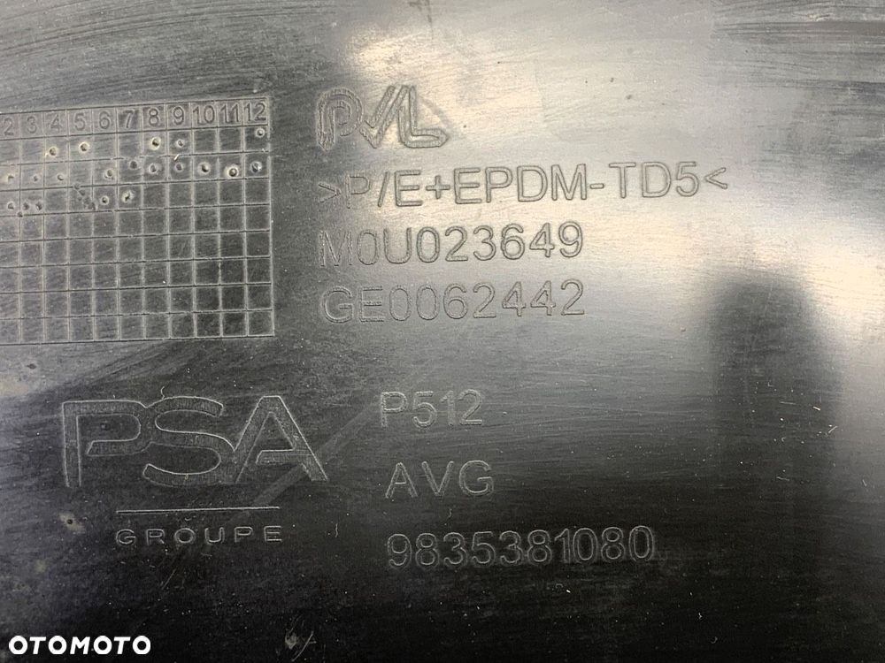 NADKOLE LEWY PRZÓD  PEUGEOT 308 SW III (FC_, FJ_, FR_, F4_) 2021 - 2022 PureTech 130 (FRHNSL, - 4