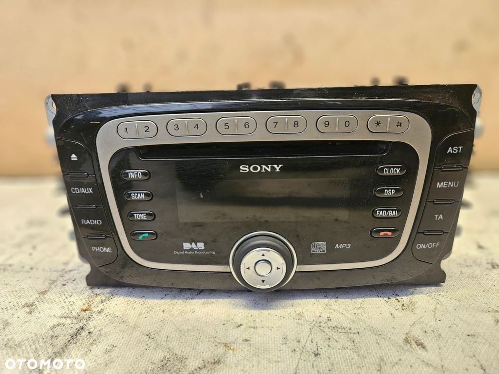 Radio Sony Ford Mondeo MK4 S-max mk1 Lift Kod - 5