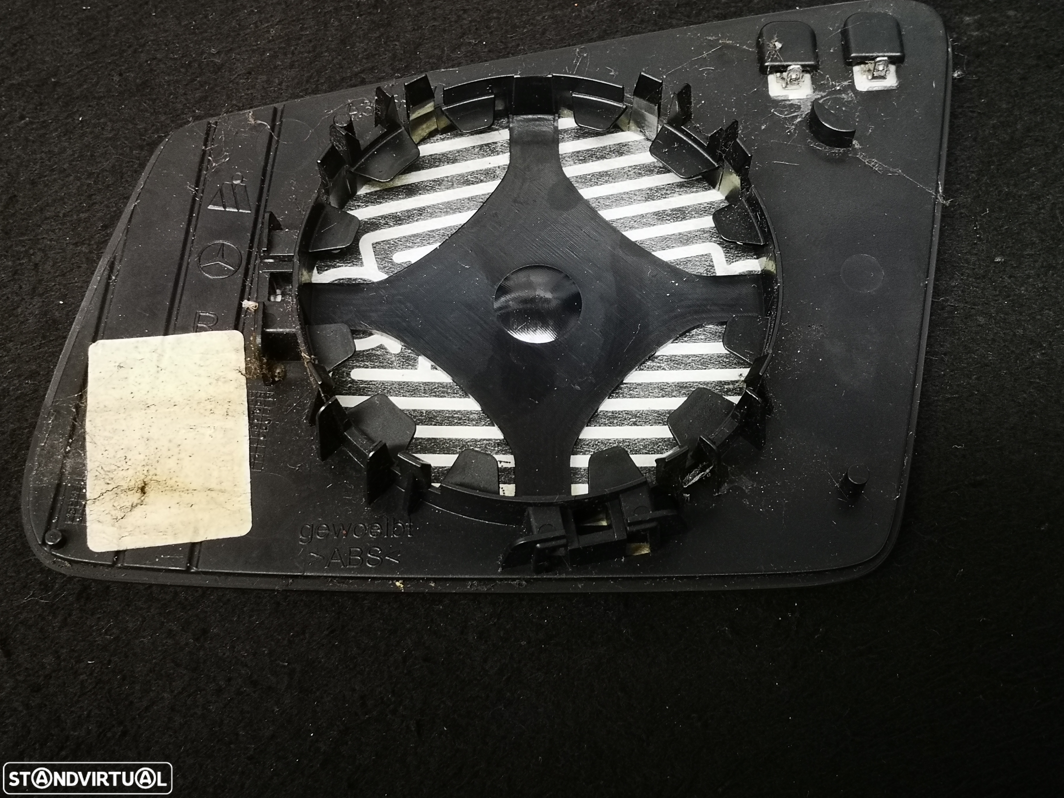 Vidro do espelho retrovisor direito originais Mercedes class c e s 2010+ - 3