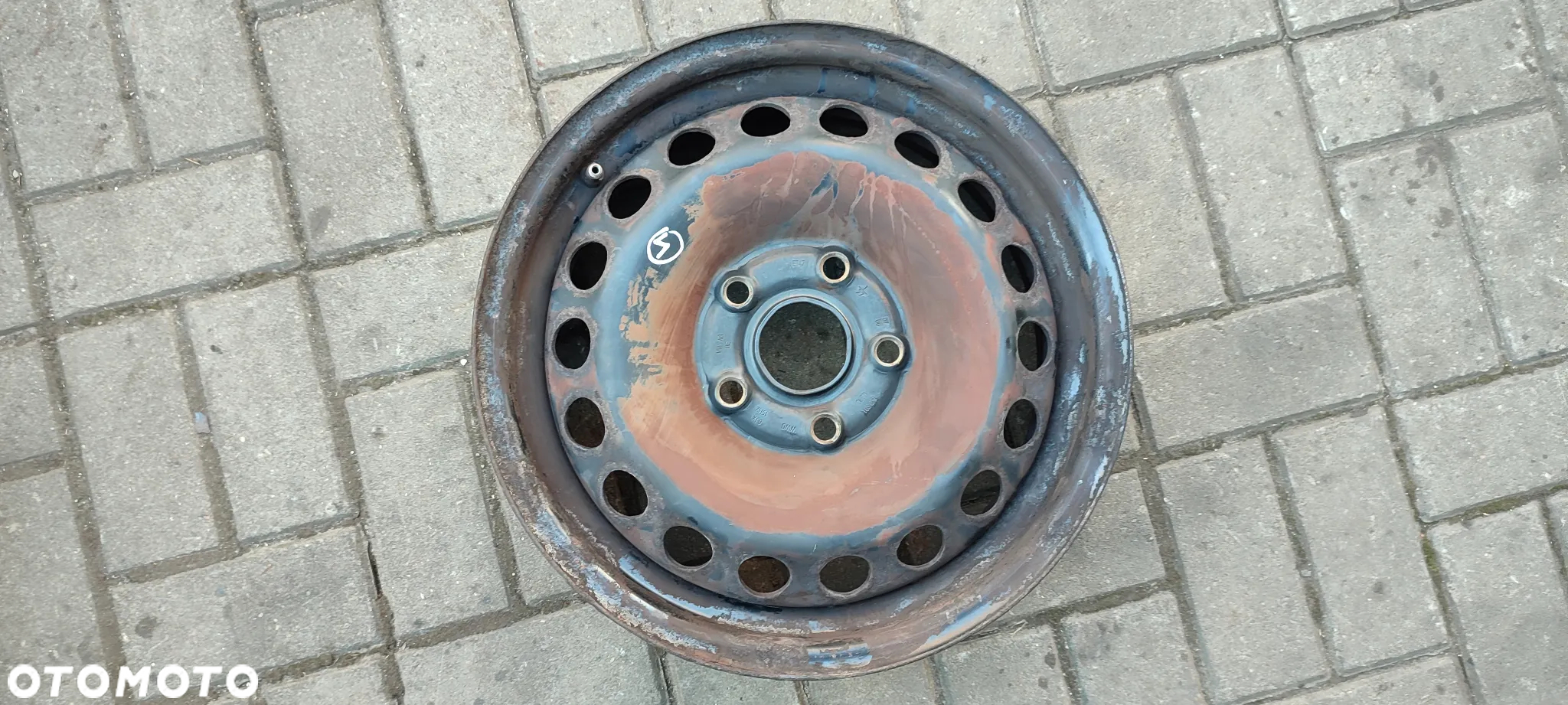 FELGI STALOWE 5x112 6Jx15 CALI ET47 VW CADDY TOURAN GOLF V VI A3 A8 SKODA OCTAVIA SEAT TOLEDO ALTEA KOMPLET 4 SZTUKI - 5