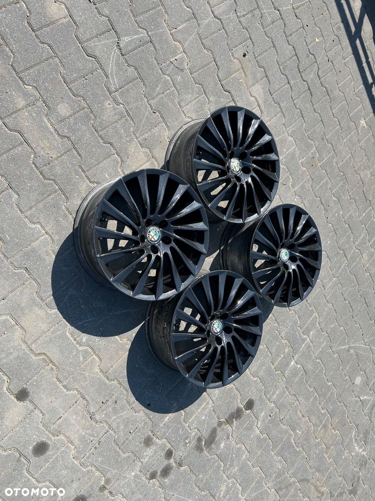 Alfa Romeo alufelgi 18 cali 5x110 Giulia Giulietta Fiat 500X czarne - 12