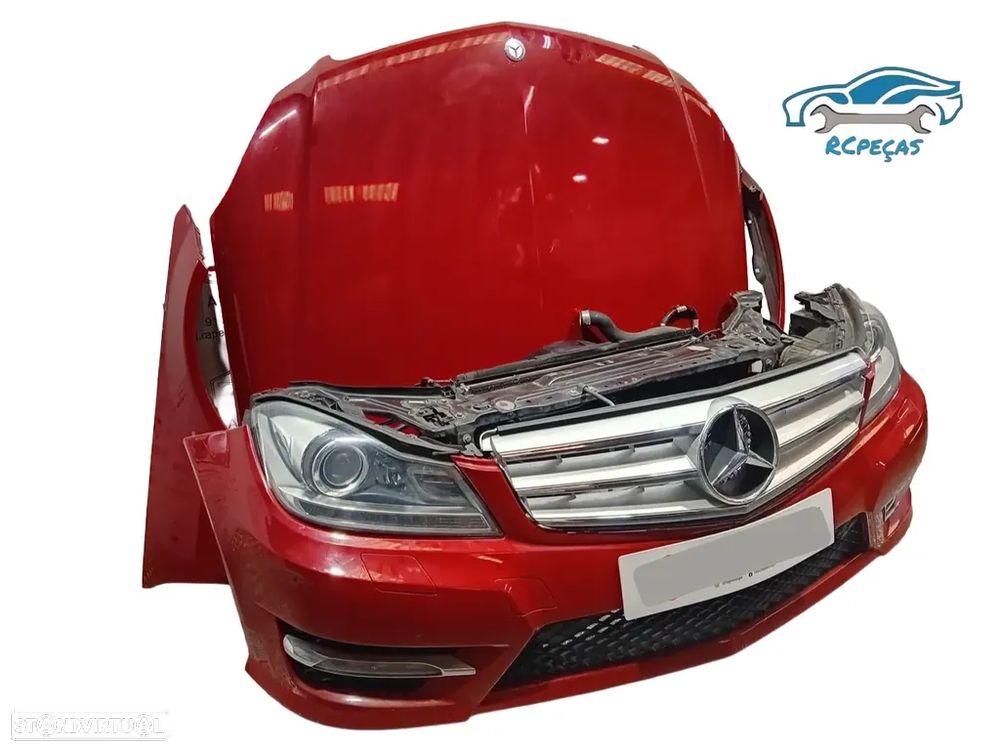 .Frente Completa Mercedes Benz Class C W204 AMG Facelift Xenon Diesel 2011 a 2015 - 2