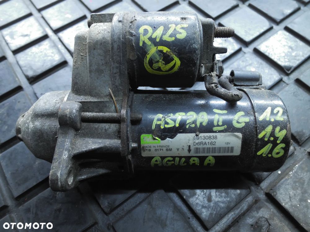 ROZRUSZNIK OPEL CORSA 1.2 16V 09130838 D6RA162 POSIADAM 6 SZT - 10