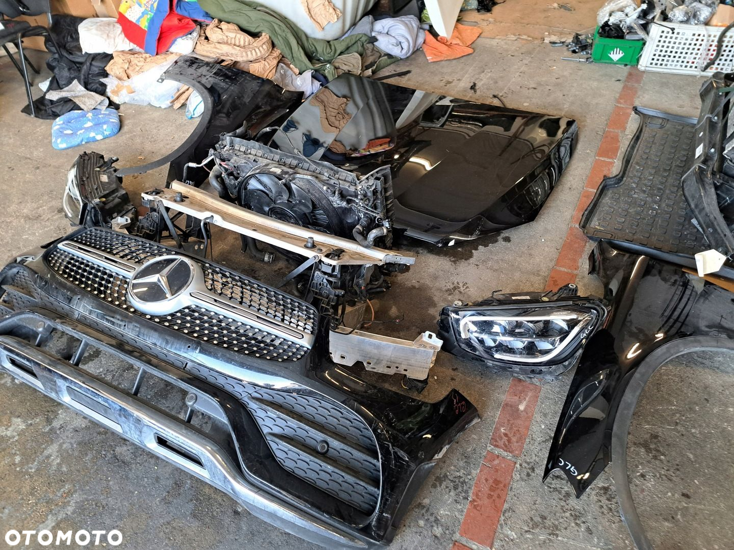Mercedes 253 glc lift amg błotnik pas chłodnice zderzak maska lampy - 2