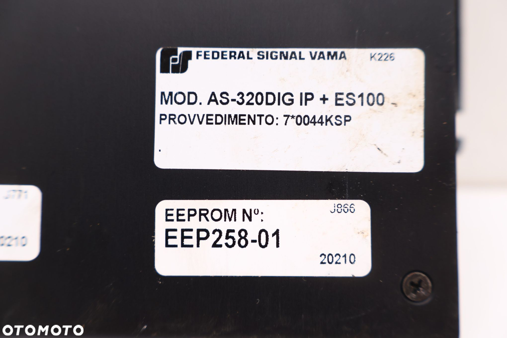 Federal Signal Vama SYRENA FEDERAL SIGNAL AS-320/A DIG-CB - 2