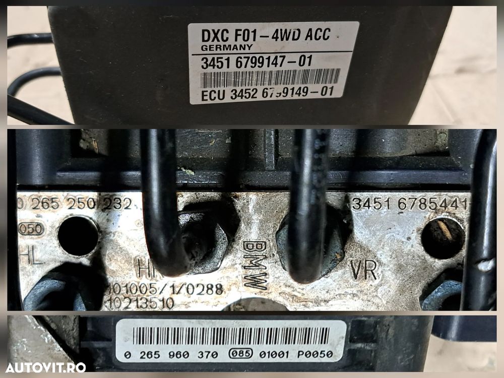 Modul unitate pompa ABS DXC ACC 4WD originala BMW F07 GT F01 F02 - 2