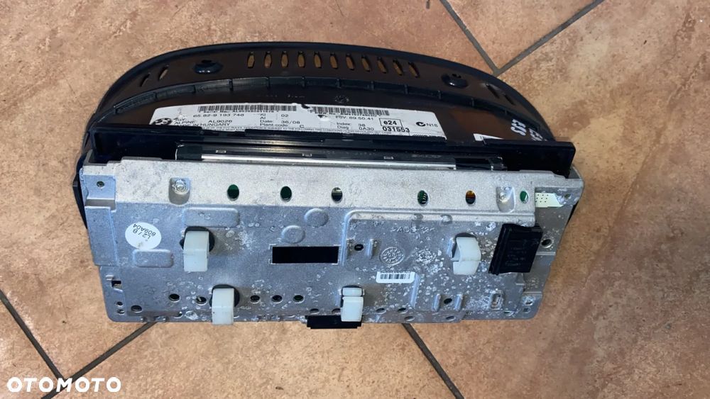 WYŚWIETLACZ EKRAN NAWIGACJA RADIO BMW E60 E63 E64 9193748 - 3