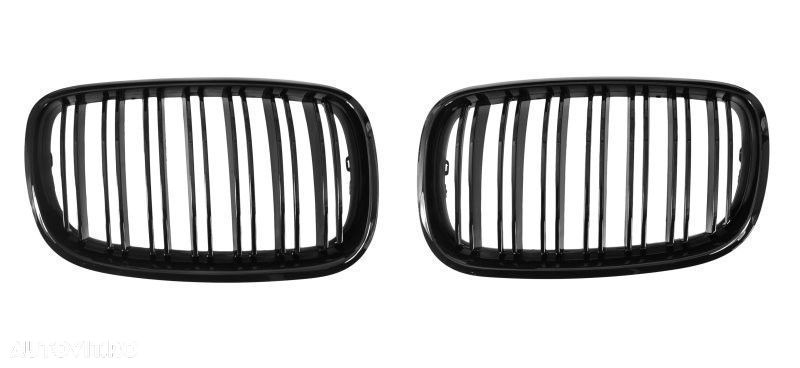 GRILE Duble pentru BMW X5 X6 E70 E71 M X5M X6M F16M LOOK Negru Mat sau LUCIOS  CALITATE PREMIUM ⭐️⭐️⭐️⭐️⭐️ - 3