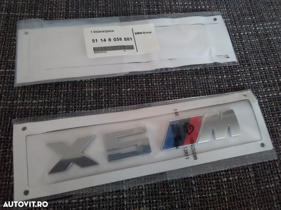 Emblem BMW X5M spate abs - 1