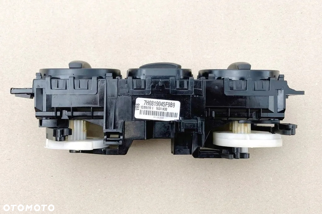 PANEL NAWIEWU PRZEŁĄCZNIK DMUCHAWY OGRZEWANIA VW T5 CARAVELLE DOKA TRANSPORTER 7H0819045F9B9 - 2