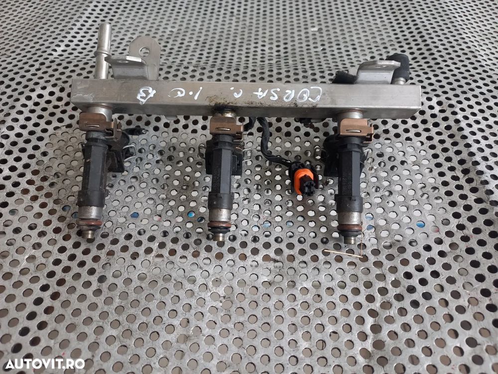Rampa Injectie Injectoare Injector Opel Corsa C Agila 1.0 Benzina Z10XEP - Dezmembrari Arad - 4