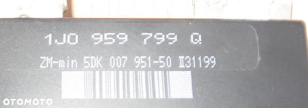 moduł komfortu PASSAT B5 GOLF IV 1J0959799Q - 3