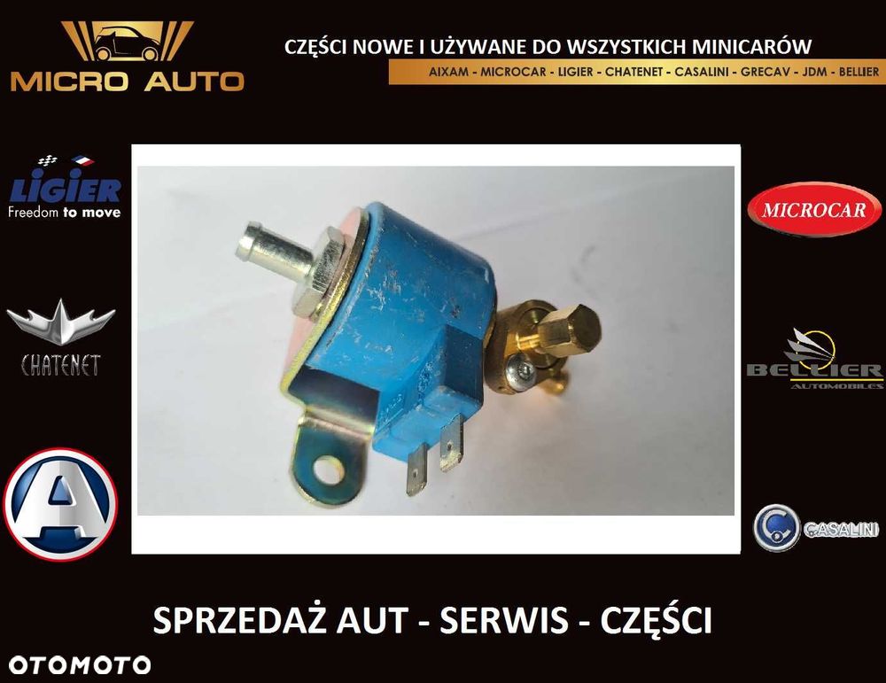 Cewka Elektrozawór gaszenia Aixam Microcar Ligier Grecav JDM 633 - 1