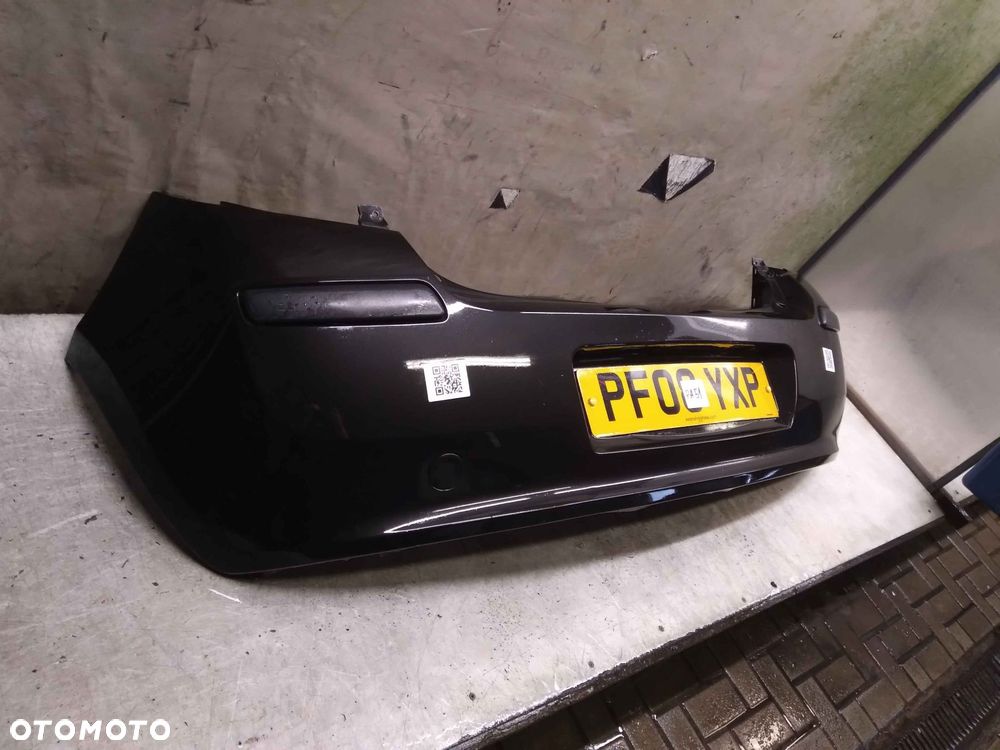 @ ZDERZAK TYŁ TYLNY RENAULT CLIO 3 III NV676 CZARNY HB - 2