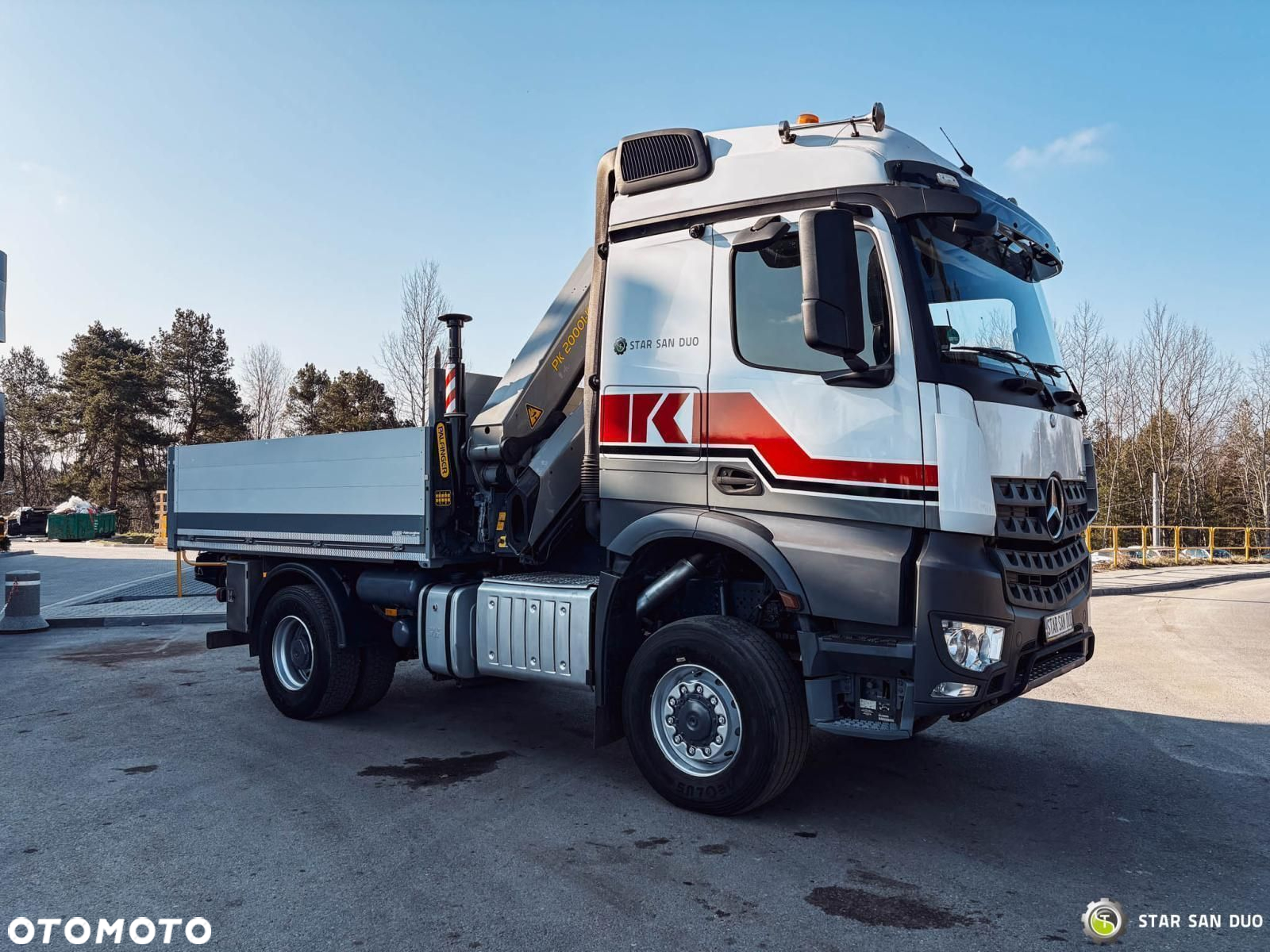 Mercedes-Benz AROCS 1851 4x4 PALFINGER PK 20002 HDS Żuraw Crane Kran - 14