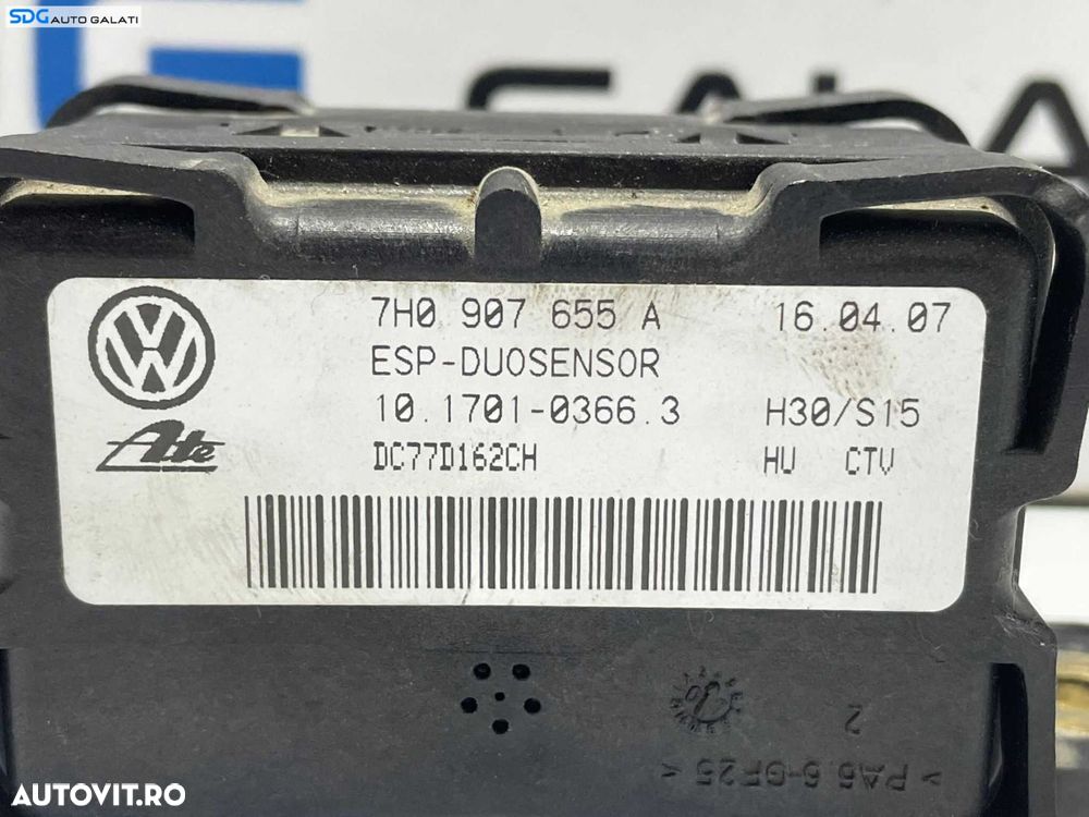 Modul Unitate Calculator Senzor ESP Audi A3 8P 2004 - 2013 Cod 7H0907655A [L2479] - 2