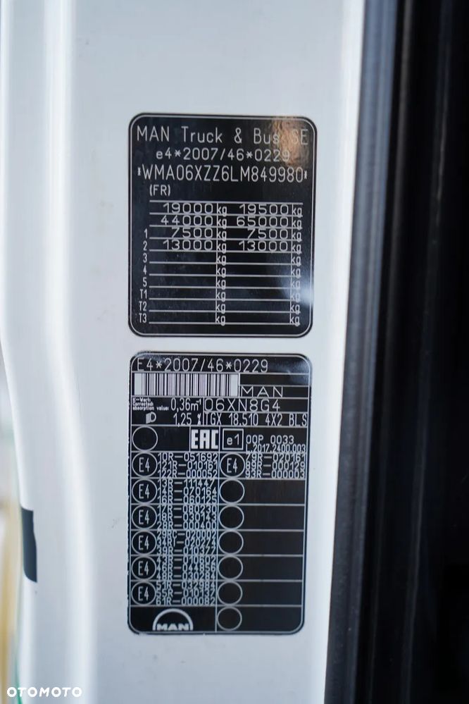 MAN TGX 18.510 / XLX / RETARDER  / NAVI - 38