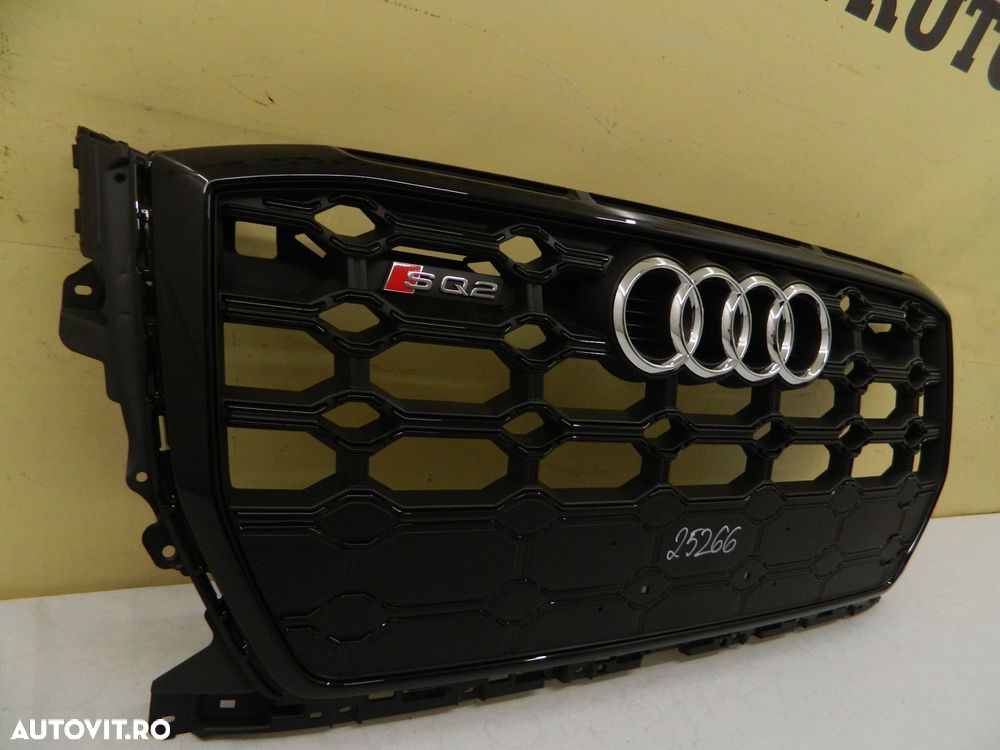 Grila radiator Audi Q2 / SQ2 S-Line facelift, 2021, 2022, 2023, cod origine 81A853651C. - 4