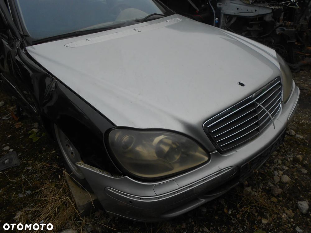 MERCEDES S KLASA S400 V8 CDI W220 KOD LAKIERU 744 SREBNY BRYLANTOWY SILNIK SKRZYNIA AUTOMATYCZNA PNEUMATYKA ZAWIESZENIE MASKA KLAPA LAMPY ZDERZAK - 2