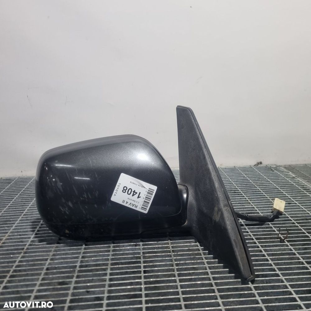 Oglinda dreapta Toyota RAV 4 II 2002 - 2006 4 Usi DARK GREY 1E0 (1408) Fără rabatare ... - 1