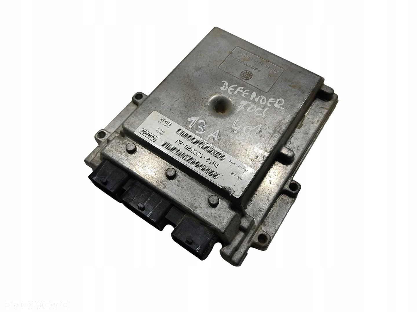 KOMPUTER STEROWNIK LAND ROVER DEFENDER 2.4 TDCI 7H12-12C520-BJ 7H1212C520BJ - 1