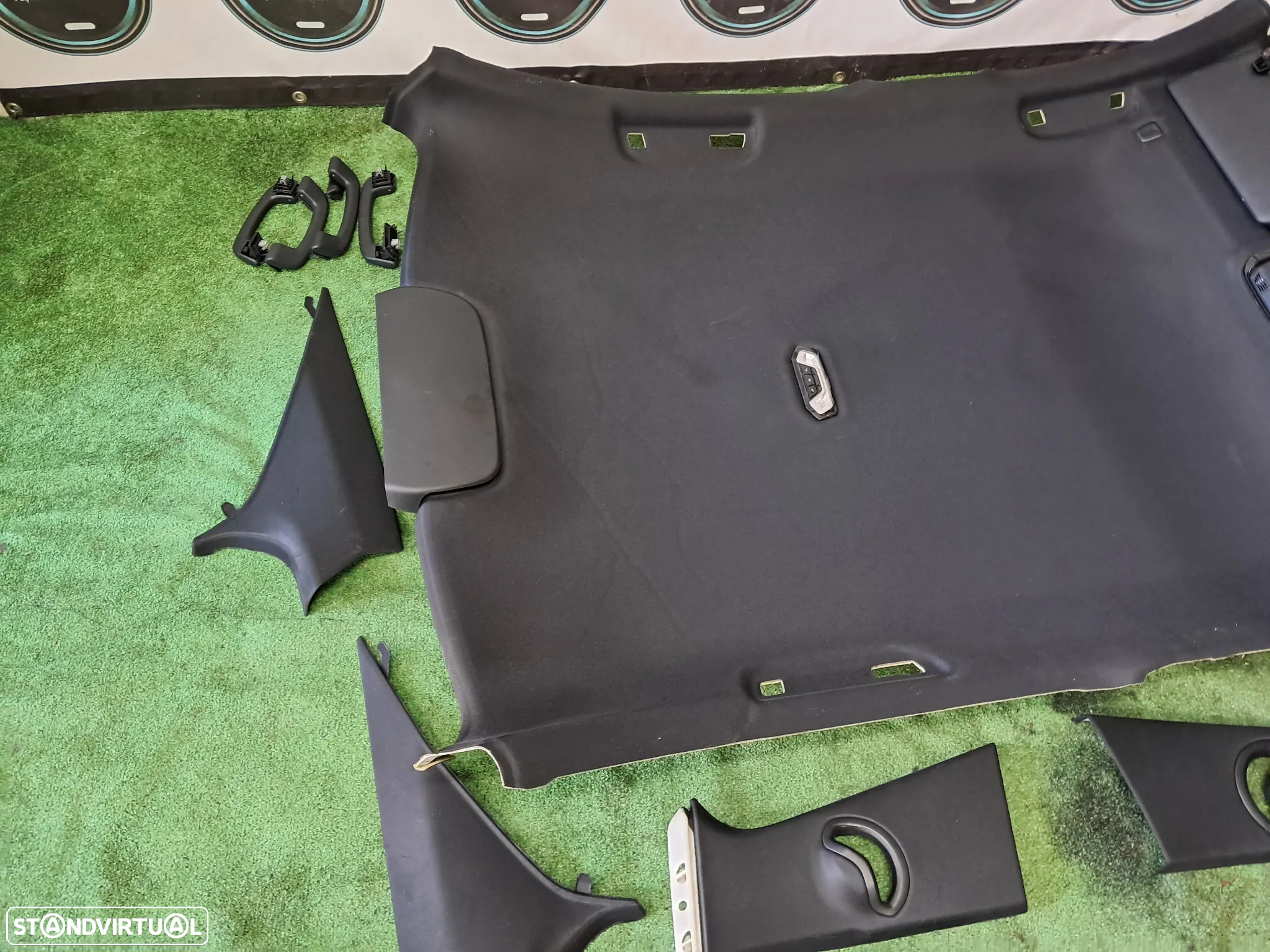 Teto Cupula Forro do Teto BMW Serie 3 G20 CARRO Pack M preto original 2019-2024 318 320 325 330 - 2