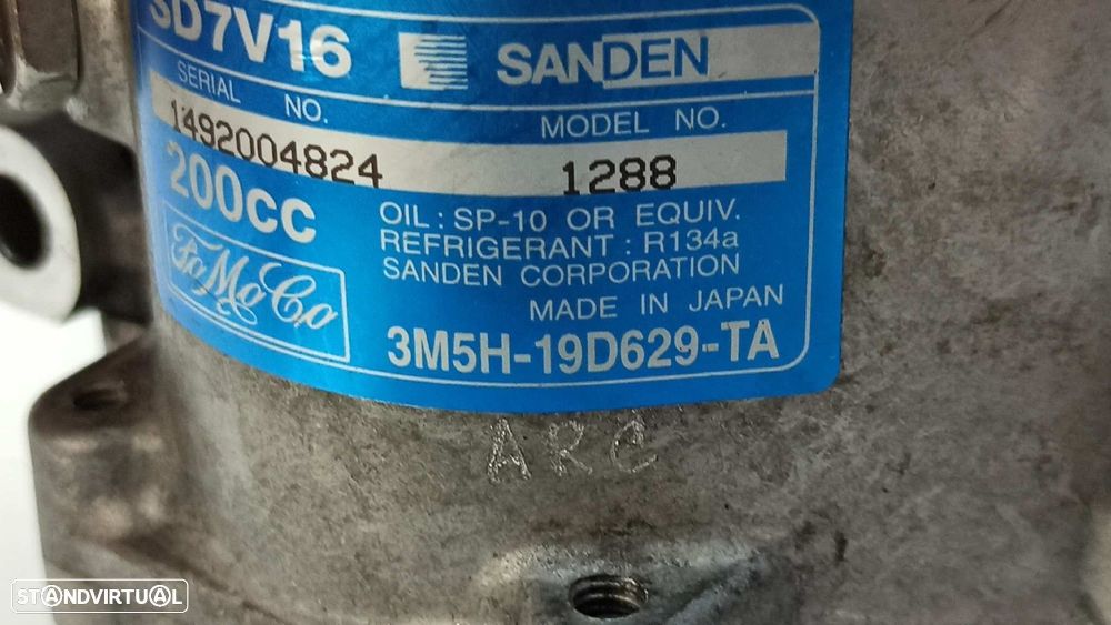 COMPRESSOR DE AR CONDICIONADO VOLVO C30 1.6 D MOMENTUM - 2