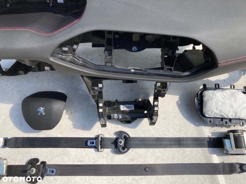 PEUGEOT 308 T9 GTI GT LINE DESKA KONSOLA KOKPIT PULPIT PÓŁKA PARAPET AIRBAG PODUSZKI PASY wymiana !! - 4
